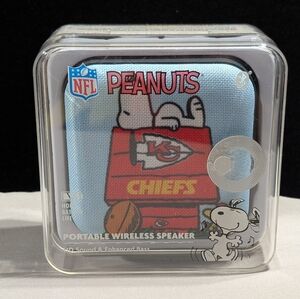 Peanuts Snoopy Kansas City Chiefs NFL Football Portable Wireless Speaker